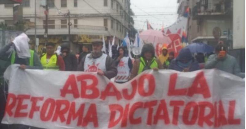 Marcharon tras el falloacute de la justicia federal