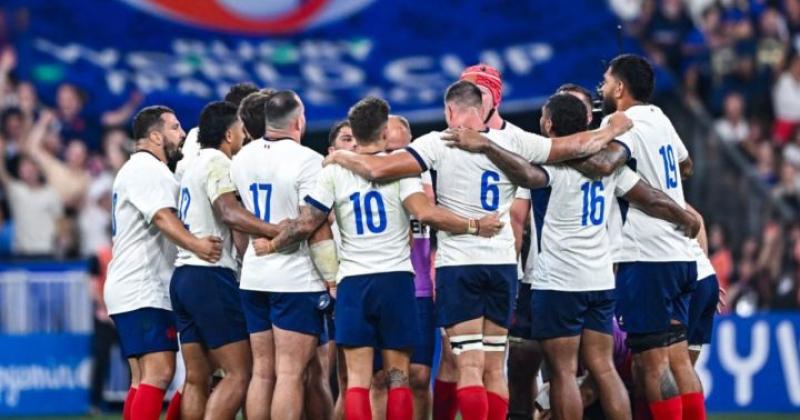 El seleccionado de Francia derrotoacute categoacutericamente a Nueva Zelanda en el partido inaugural