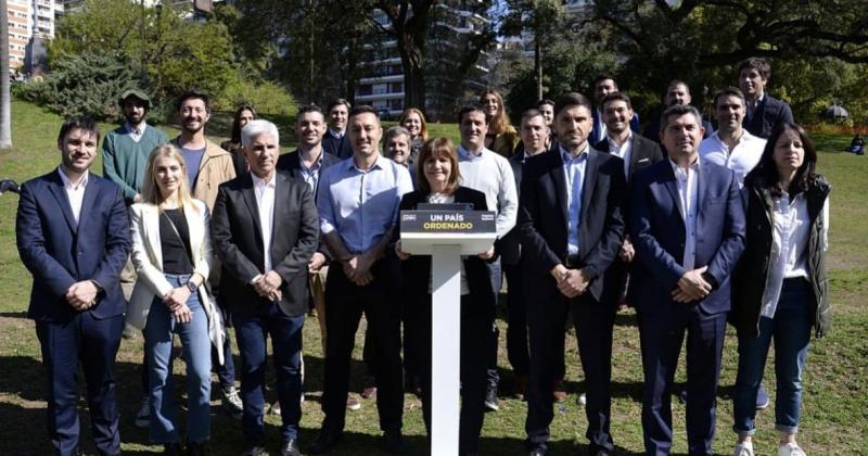 La candidata Bullrich presentoacute su equipo de nuevos liacutederes de JxC 