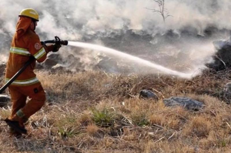 Ledesma registroacute el uacutenico incendio forestal activo del paiacutes