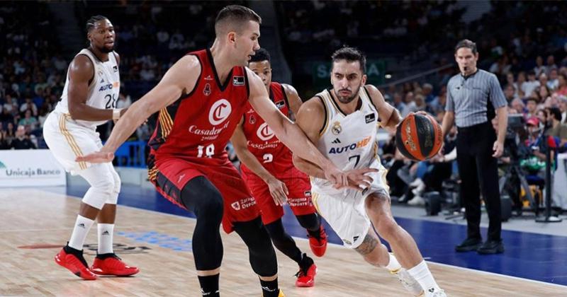 Muy buen arranque de Campazzo en la victoria del Real Madrid