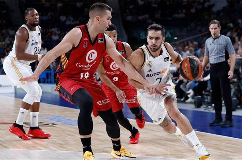 Muy buen arranque de Campazzo en la victoria del Real Madrid