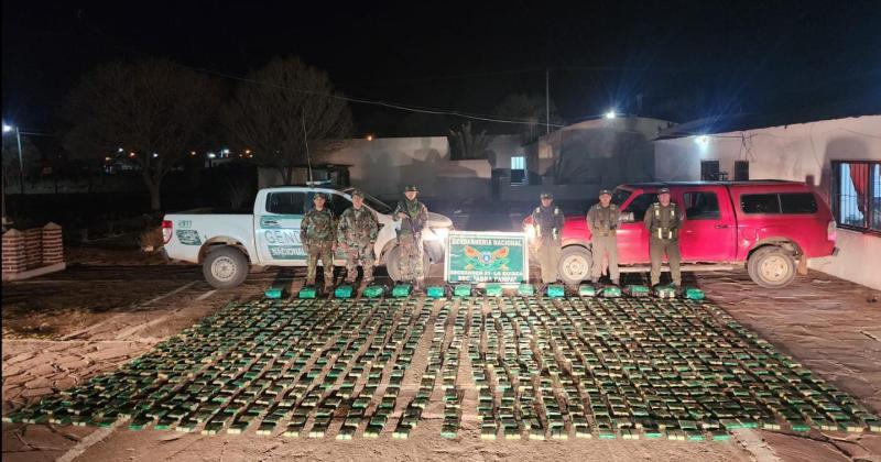 La Quiaca- incautaron 370 kilos de hojas de coca en dos operativos