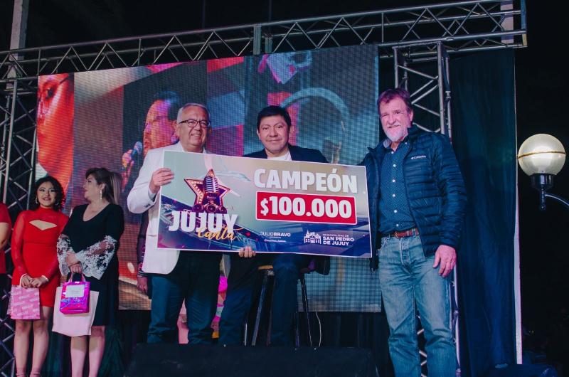 En el cierre de Jujuy Canta los sampedrentildeos votaron como mejor artista a Nelson Ramos