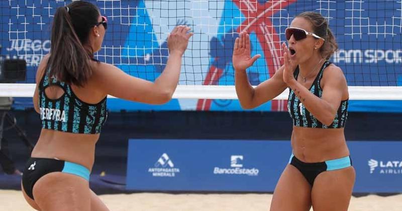Gallay-Pereyra consiguen el pasaje a cuartos de final en beach volley