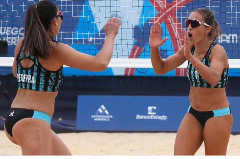 Gallay-Pereyra consiguen el pasaje a cuartos de final en beach volley