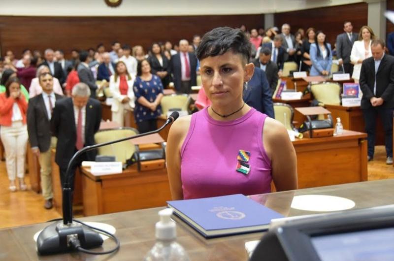 Diputados del Frentede Izquierda juraron con la nueva Constitucioacuten 