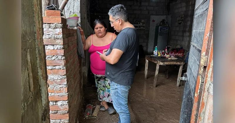 Desarrollo Humano asistioacute a las familias que fueron damnificadas