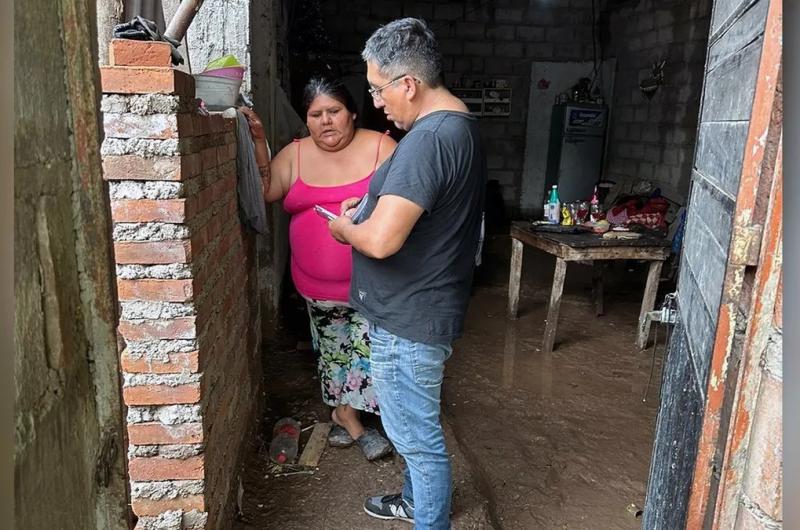 Desarrollo Humano asistioacute a las familias que fueron damnificadas