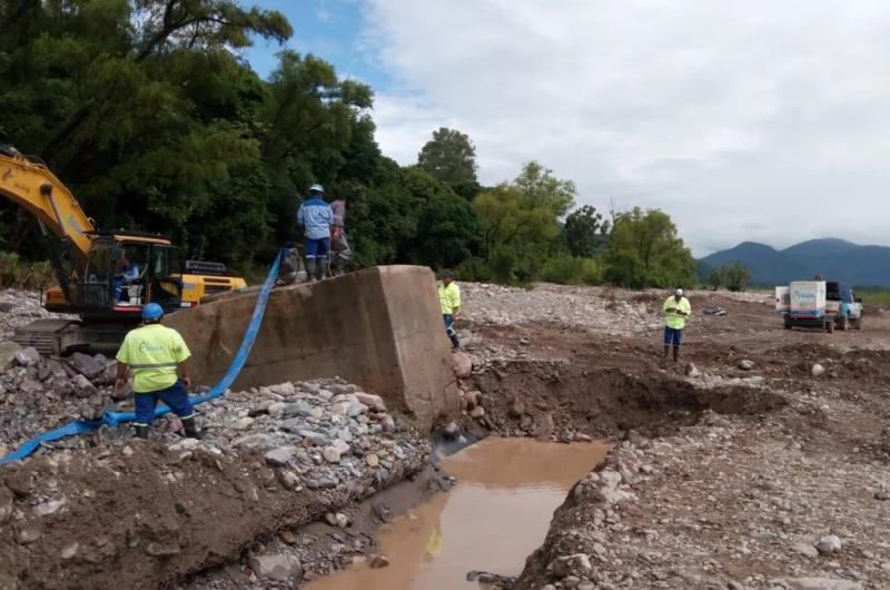 Agua Potable finalizoacute exitosamente la reparacioacuten del acueducto en riacuteo Grande