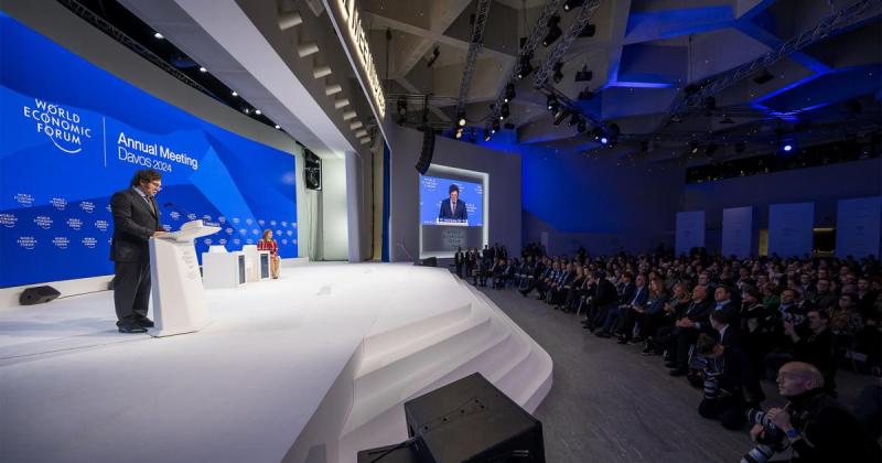El Presidente defendioacute al capitalismo en Davos