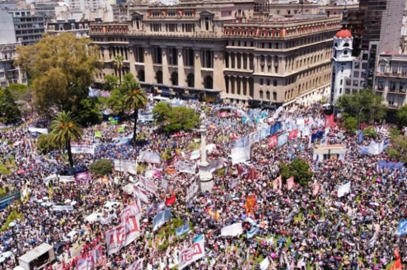 Primera huelga nacional contra el gobierno libertario de Javier Milei 