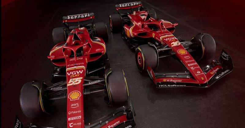 Presentaron la nueva Ferrari que afrontaraacute la temporada 2024