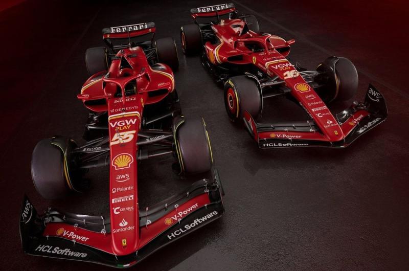 Presentaron la nueva Ferrari que afrontaraacute la temporada 2024
