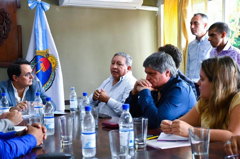 Reunioacuten entre concejales y el Centro Empleados de Comercio