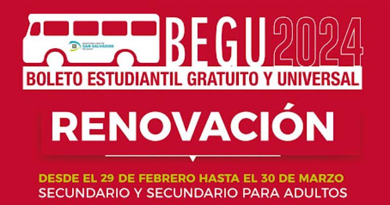 Abrieron inscripciones para acceder al BEGU