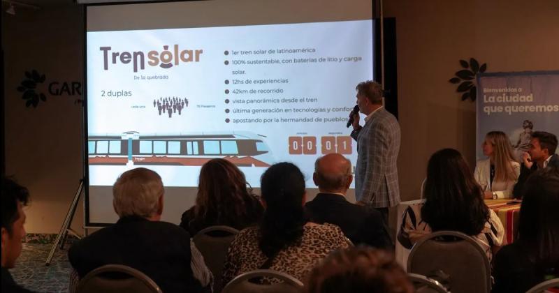 Posadas acompantildeoacute la presentacioacuten del Tren Solar en las provincias de Tucumaacuten y Salta