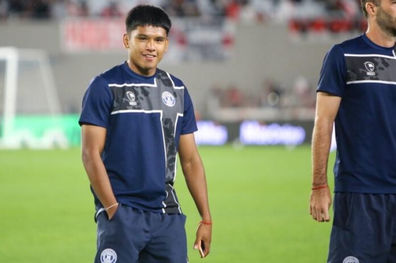 Francisco Maidana tuvo su debut en la Liga Profesional de Fuacutetbol