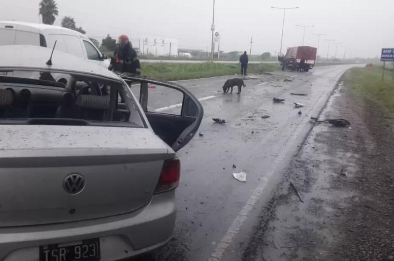 Un conductor resultoacute herido y estaacute en grave estado