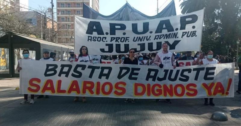 Nuevo ruidazo de Apuap en hospitales y en reparticiones de la administracioacuten puacuteblica