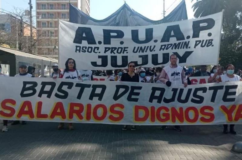 Nuevo ruidazo de Apuap en hospitales y en reparticiones de la administracioacuten puacuteblica