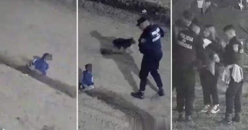 Hallaron a un bebeacute gateando solo en plena madrugada