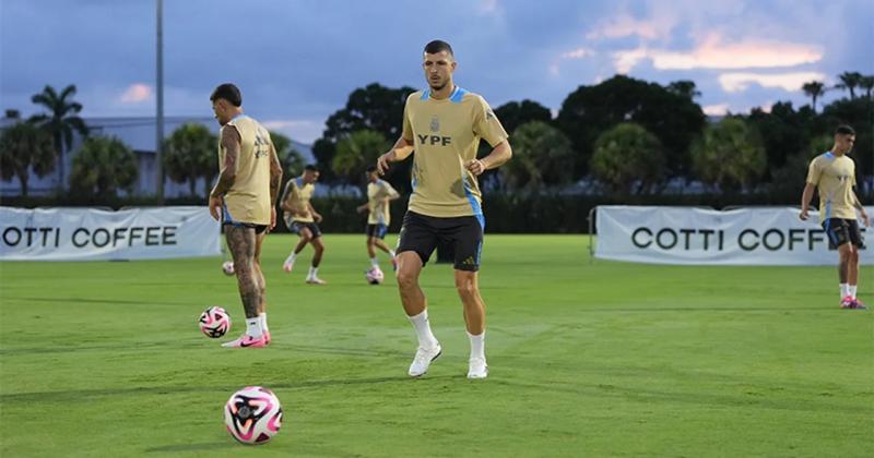 Alivio para Scaloni Pezzella y Rodriguez se entrenaron