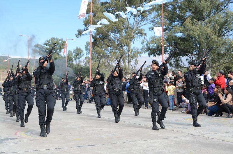Desfile en la Ciudad Cultural por el 91deganiversario del Servicio Penitenciario