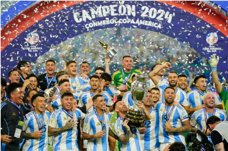 Argentina Bicampeoacuten de Ameacuterica y extiende su leyenda