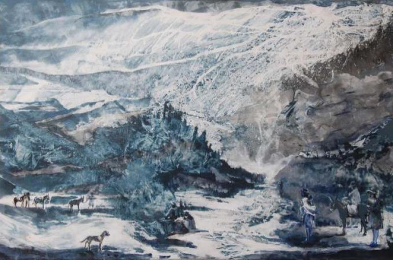 Muestra de pinturas de Alicia Faltracco