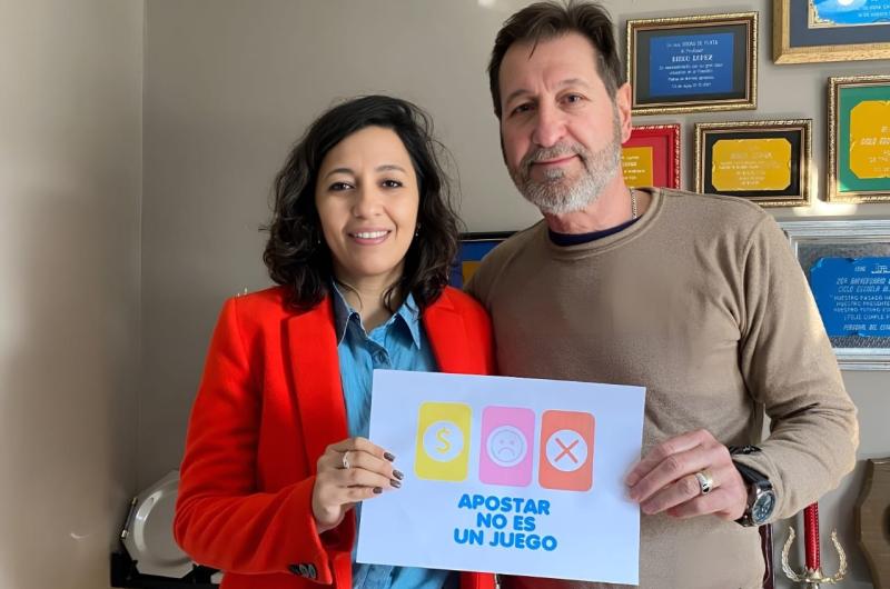 Leila Chaher lanzoacute la campantildea APOSTARNOESUNJUEGO