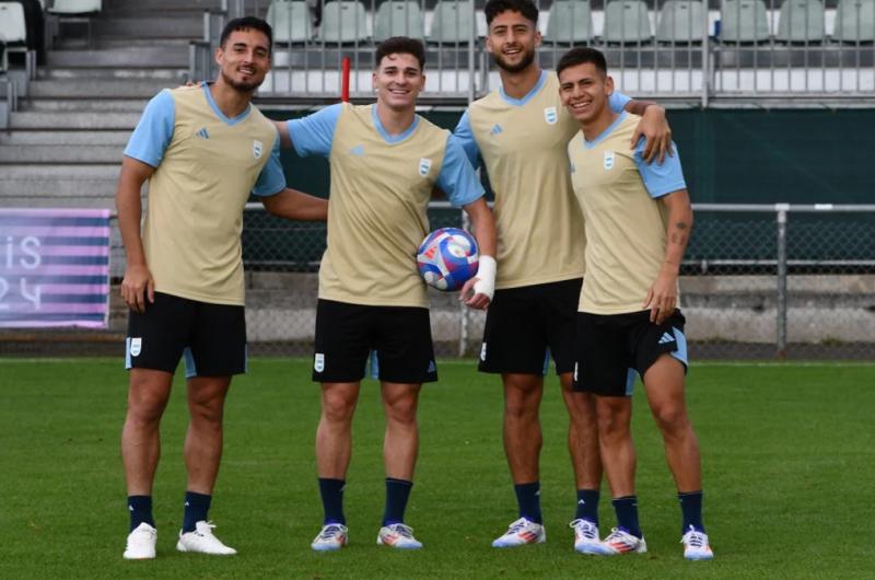 Las estrellas de Argentina del fuacutetbol de los Juegos Oliacutempicos