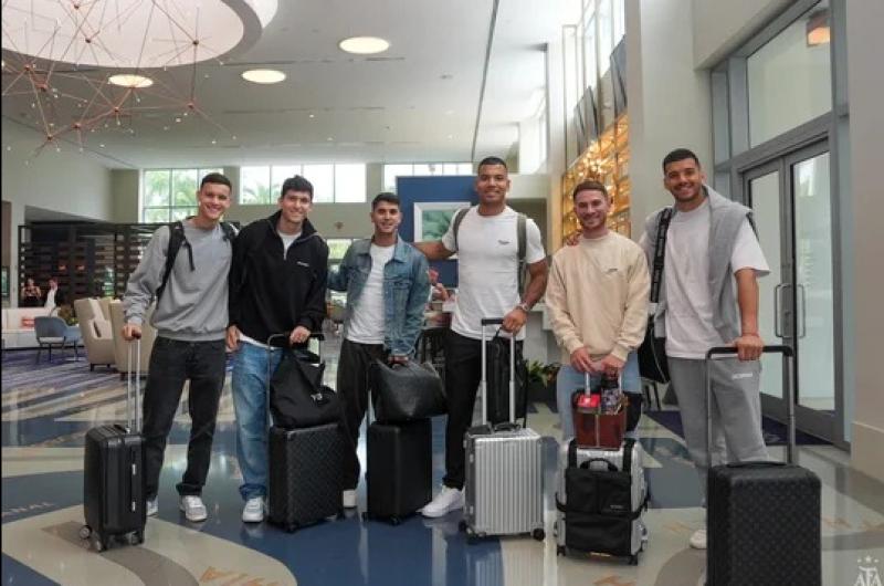 Llegaron a Miami los primeros convocados de la Seleccioacuten