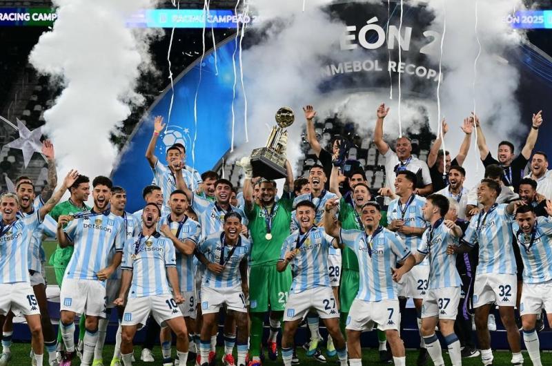 Racing el nuevo campeoacuten de la Recopa Sudamericana