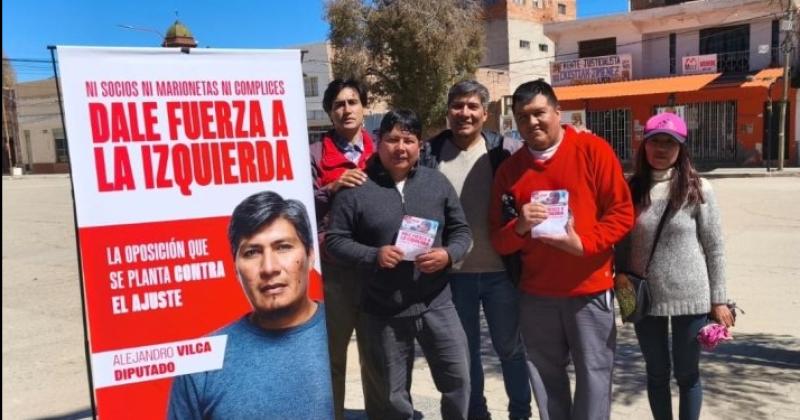 Vilca suma apoyo desde La Quiaca para superar el piso de 30 mil votos