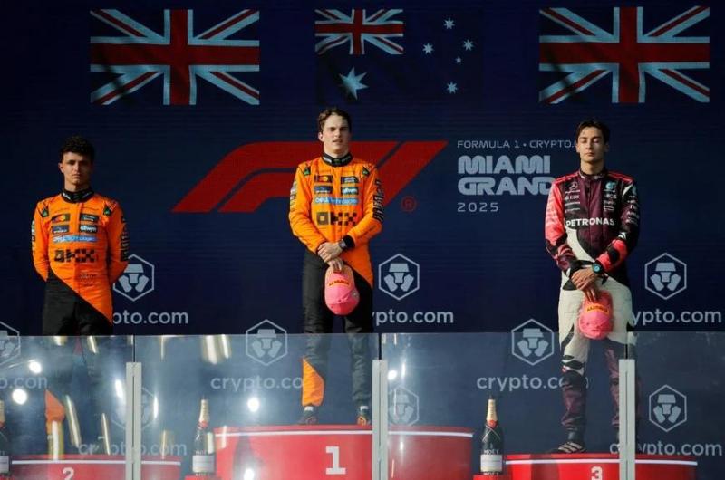  Piastri consiguioacute un nuevo triunfo en el GP de Miami y estiroacute la ventaja en el campeonato