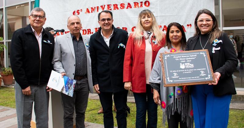 El hospital Materno infantil de Jujuy celebroacute 65 antildeos cuidando a la nintildeez