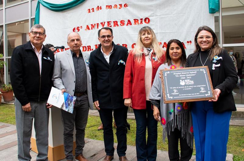 El hospital Materno infantil de Jujuy celebroacute 65 antildeos cuidando a la nintildeez