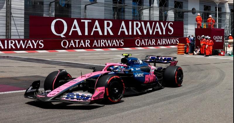 Preocupante actuacioacuten de Colapinto que terminoacute uacuteltimo en las praacutecticas libres 2 del GP de Moacutenaco