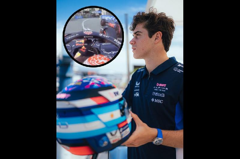Max Verstappen se enojoacute con Franco Colapinto en la segunda praacutectica libre del GP de Moacutenaco