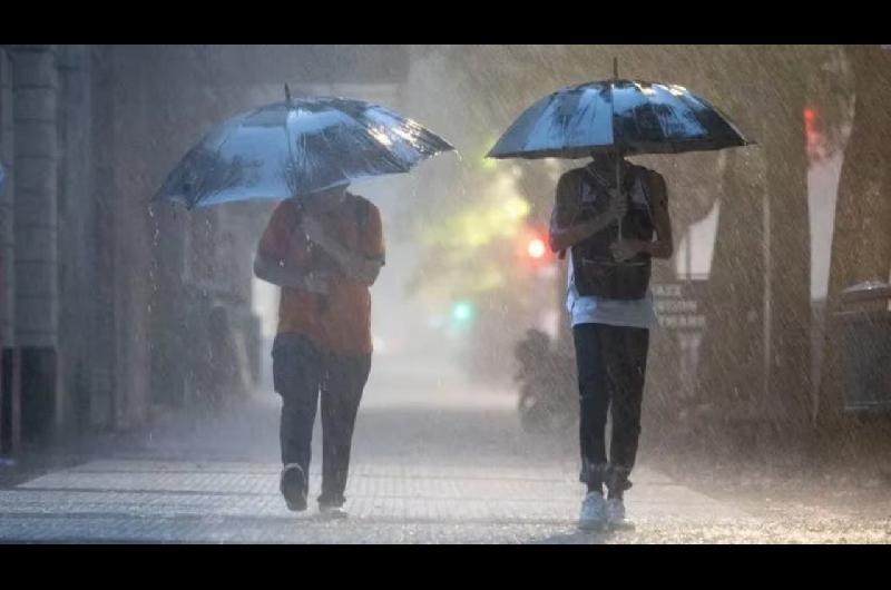 Alerta hoy por lluvias fuertes- tres provincias afectadas