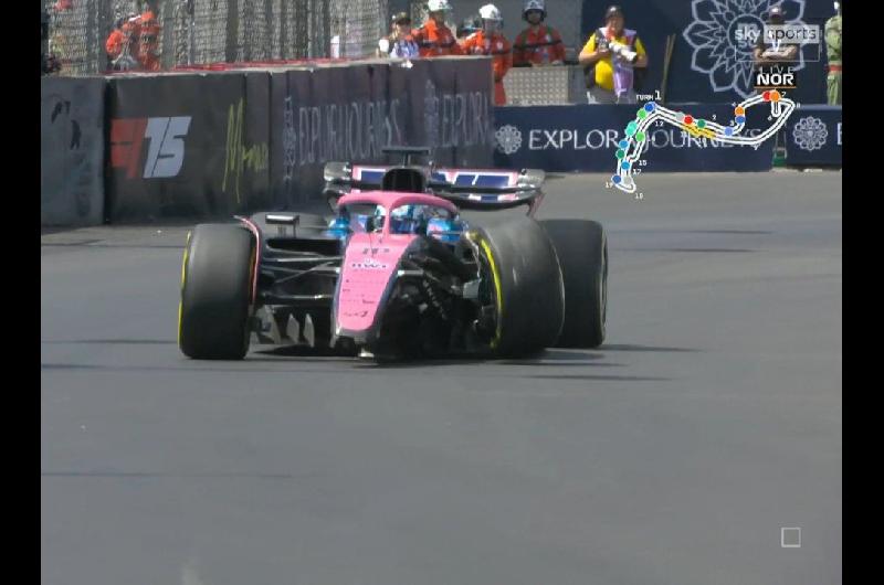 Franco Colapinto se salvoacute de milagro- Gasly chocoacute a Tsunoda y casi se lo lleva puesto