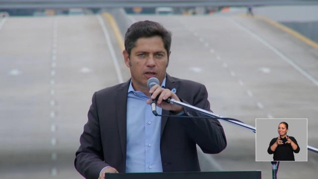 No es verdad que no hay plata- Axel Kicillof criticoacute a Javier Milei al inaugurar un viaducto en Burzaco