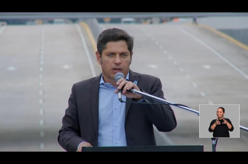 No es verdad que no hay plata- Axel Kicillof criticoacute a Javier Milei al inaugurar un viaducto en Burzaco
