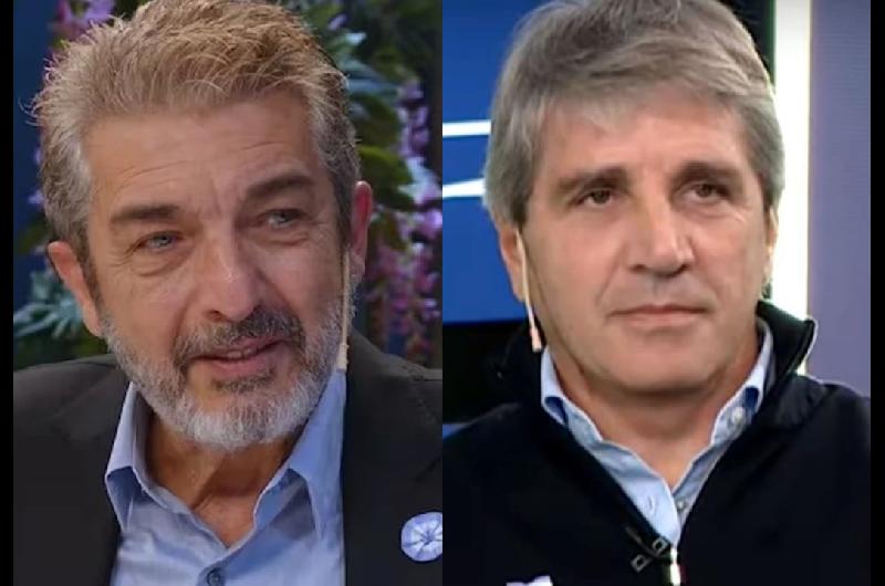 Verguumlencita- Luis Caputo cruzoacute a Ricardo Dariacuten por sus criacuteticas al Gobierno en el programa de Mirtha Legrand
