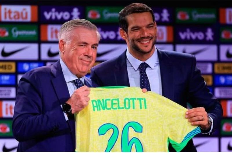 Carlo Ancelotti inicioacute su ciclo en Brasil sin Neymar- Contamos con eacutel en su mejor versioacuten