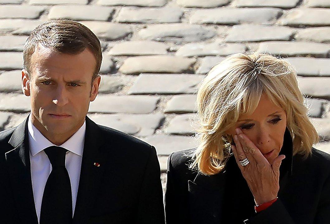 El matrimonio Macron en problemas