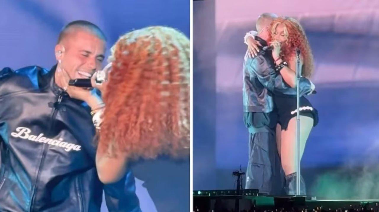 Justin Bieber reaparecioacute en el escenario y preocupoacute a sus fans