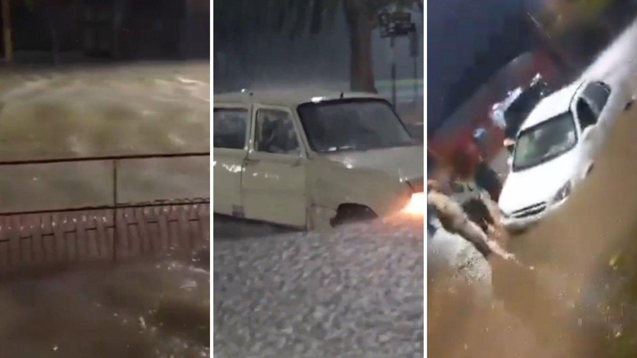 Temporal en Santa Fe- una persona fallecida destrozos evacuados inundaciones y las clases suspendidas