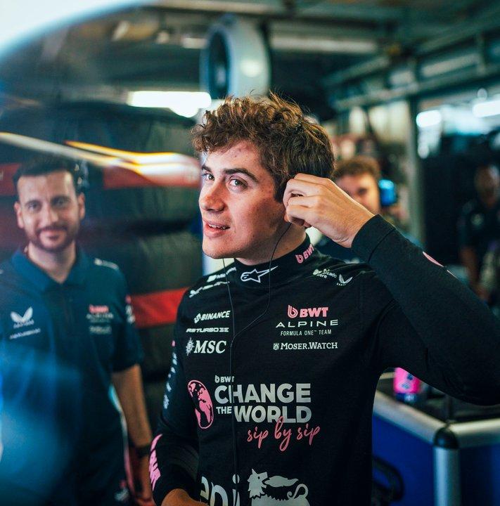 Franco Colapinto en la Foacutermula 1- los horarios del GP de Espantildea